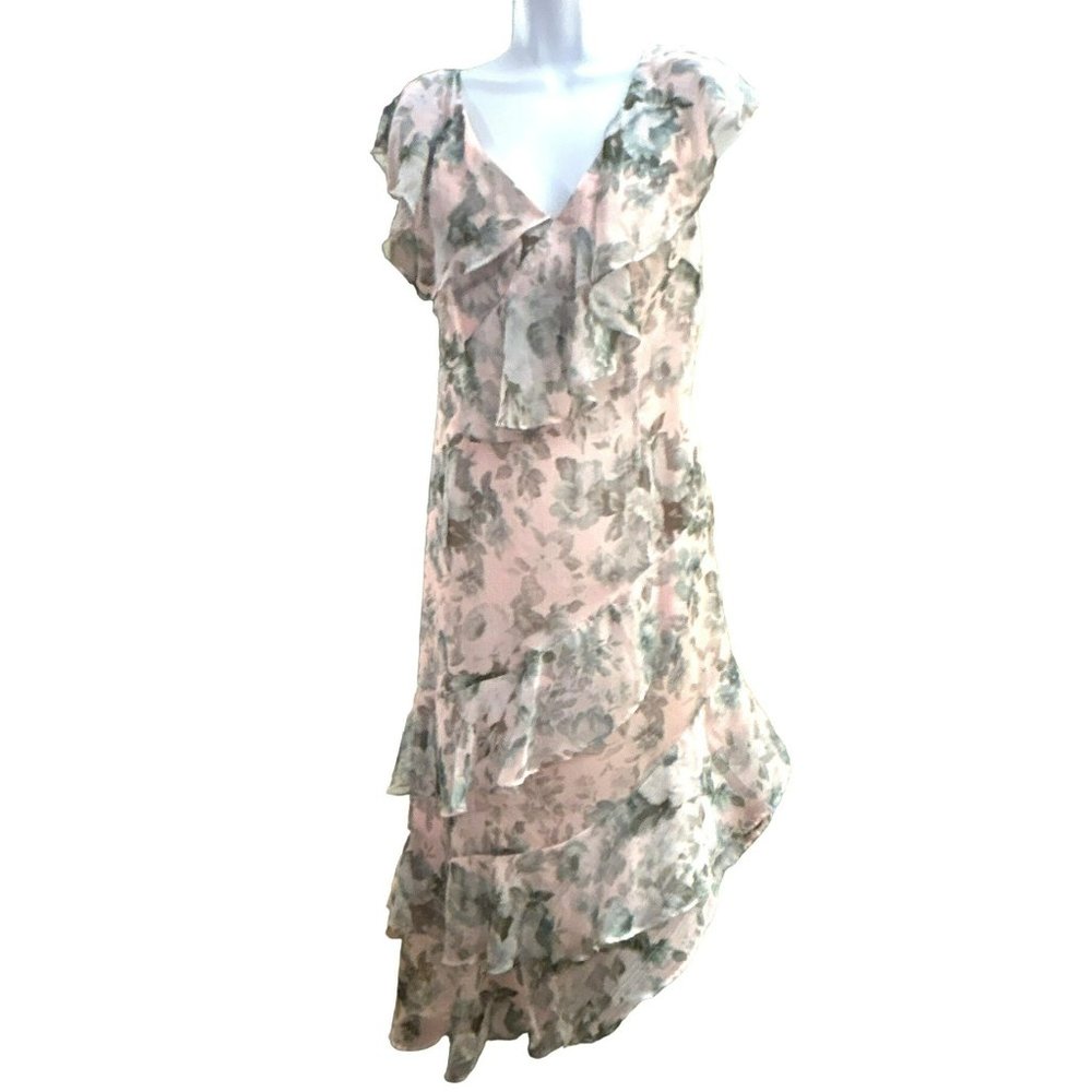 Keepsake the Label Women's Revolve Sweet Love Asymmetrical Hem Dress Size Medium